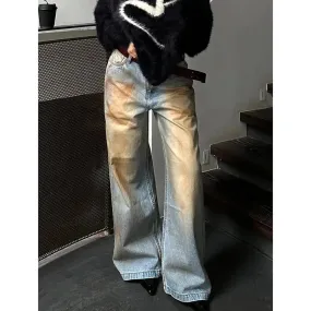 American Straight Hip-hop Vintage Denim Pants