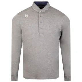 Apache Ii Long Sleeve Polo Smoke Heather - AW23