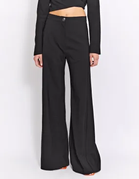 BAXTER WIDE LEG PANT | BLACK