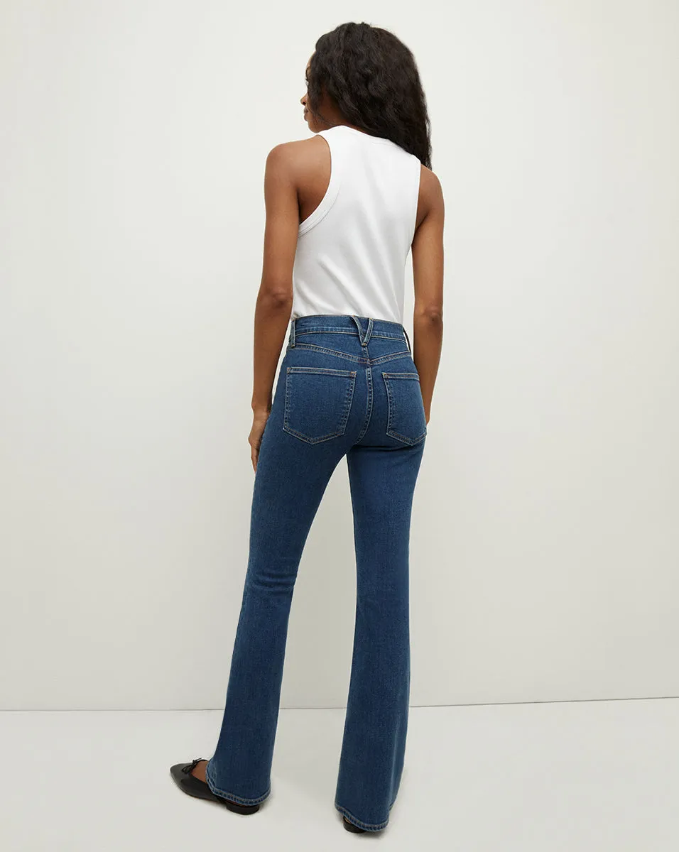 Beverly Loafer Length Skinny-Flare Jean