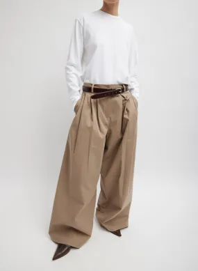 Bio Twill Triple Pleat Pant