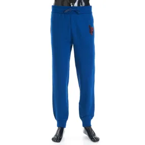 Blue Jogger Pants - LP College Embroidery