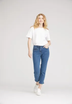 Christie Regular Crop - Blue Denim