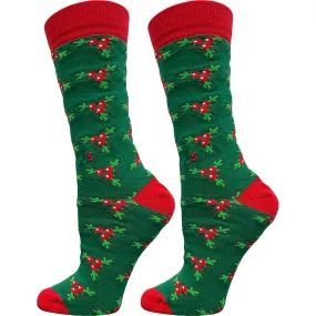 Christmas Holly Women's Crew Socks