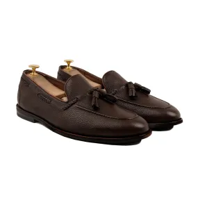 Danver - Men's Dark Brown Pebble Grain Loafer