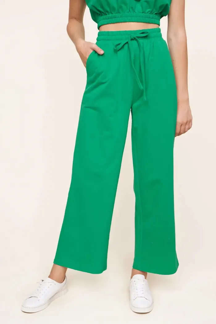 Deanna Knit Wide Leg Pants