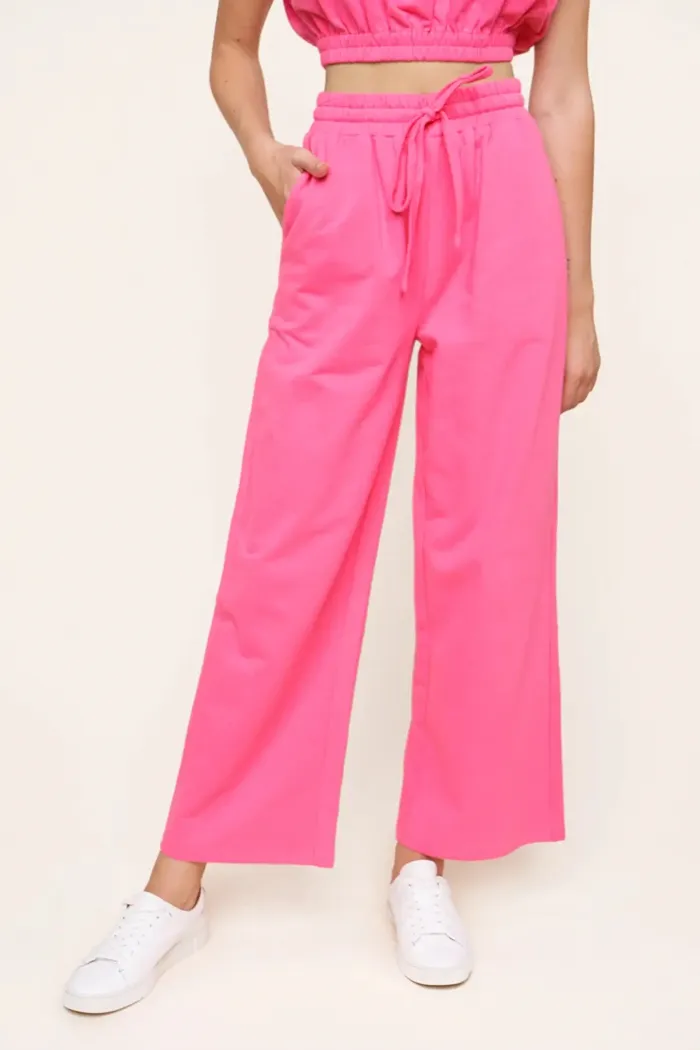 Deanna Knit Wide Leg Pants