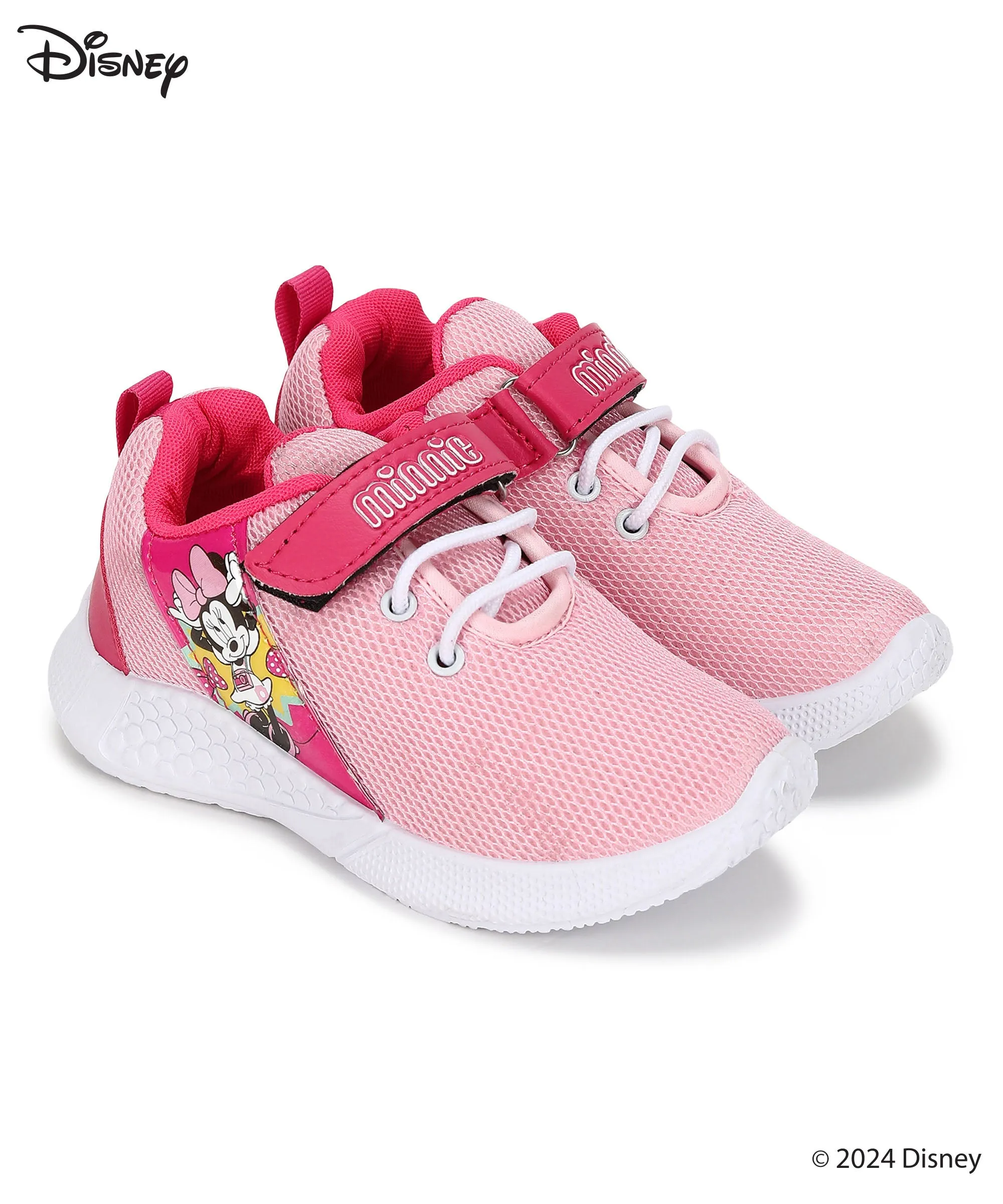 Disney Minnie Mouse DK8012K Kids' Casual Shoes | Comfortable and Stylish Footwear for Girls with Durable Construction, Cushioned Support, and Stylish Design | Ideal for Everyday Use Pink