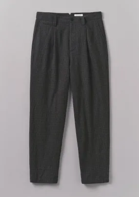 Duncan Wool Cotton Trousers | Carbon