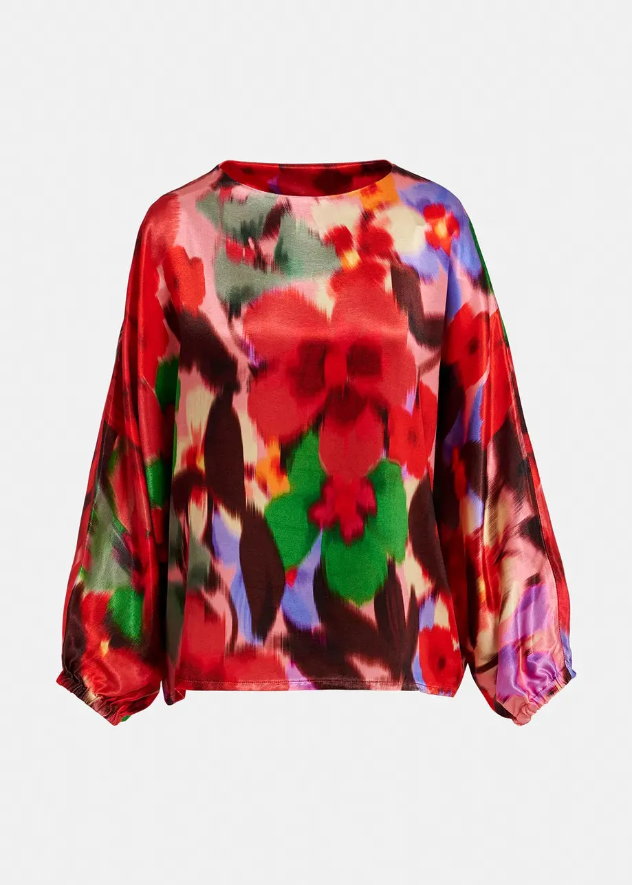 Essentiel Antwerp Forbidden Top in Blurry Floral