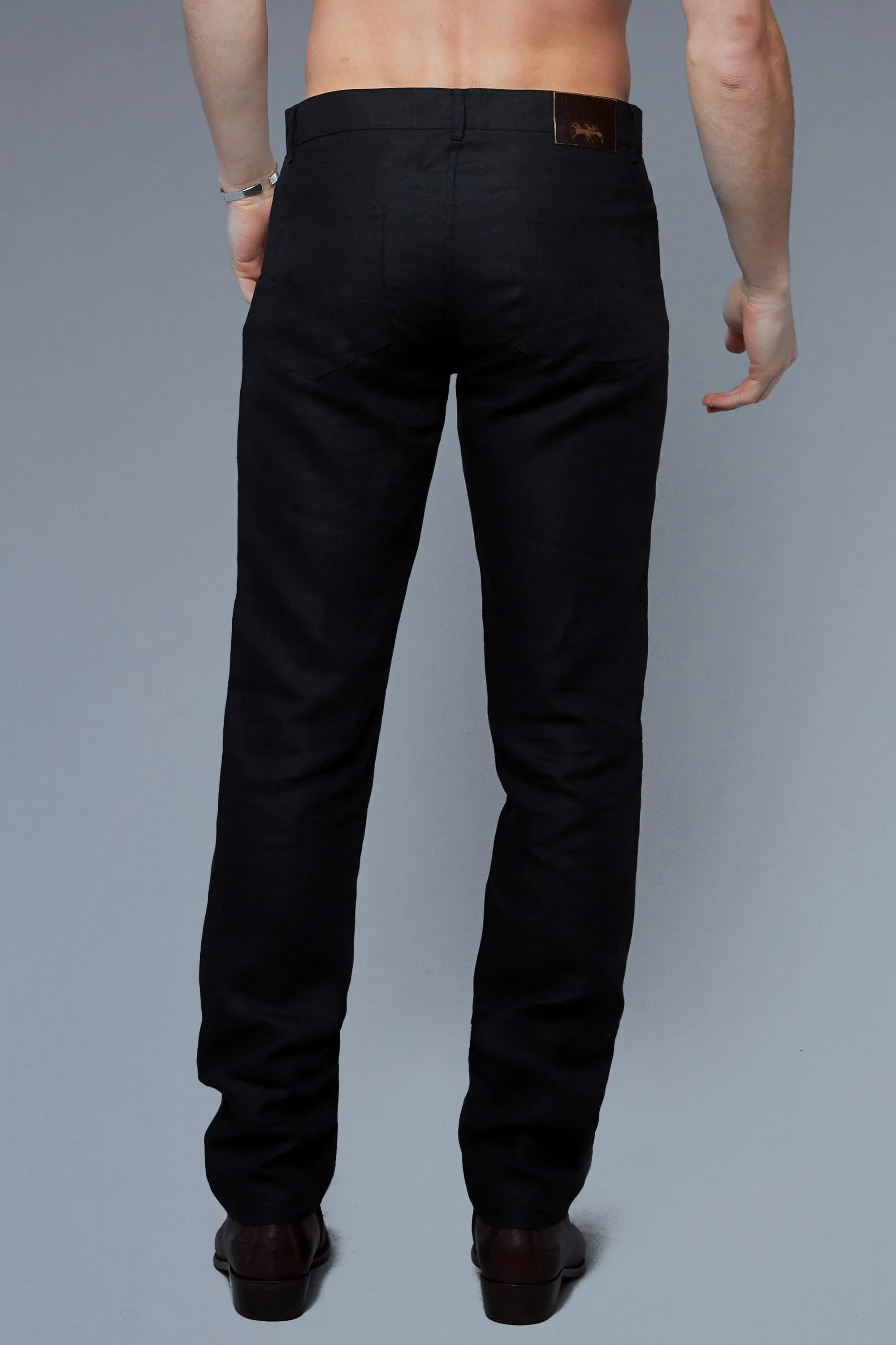 Linen Pants | Black