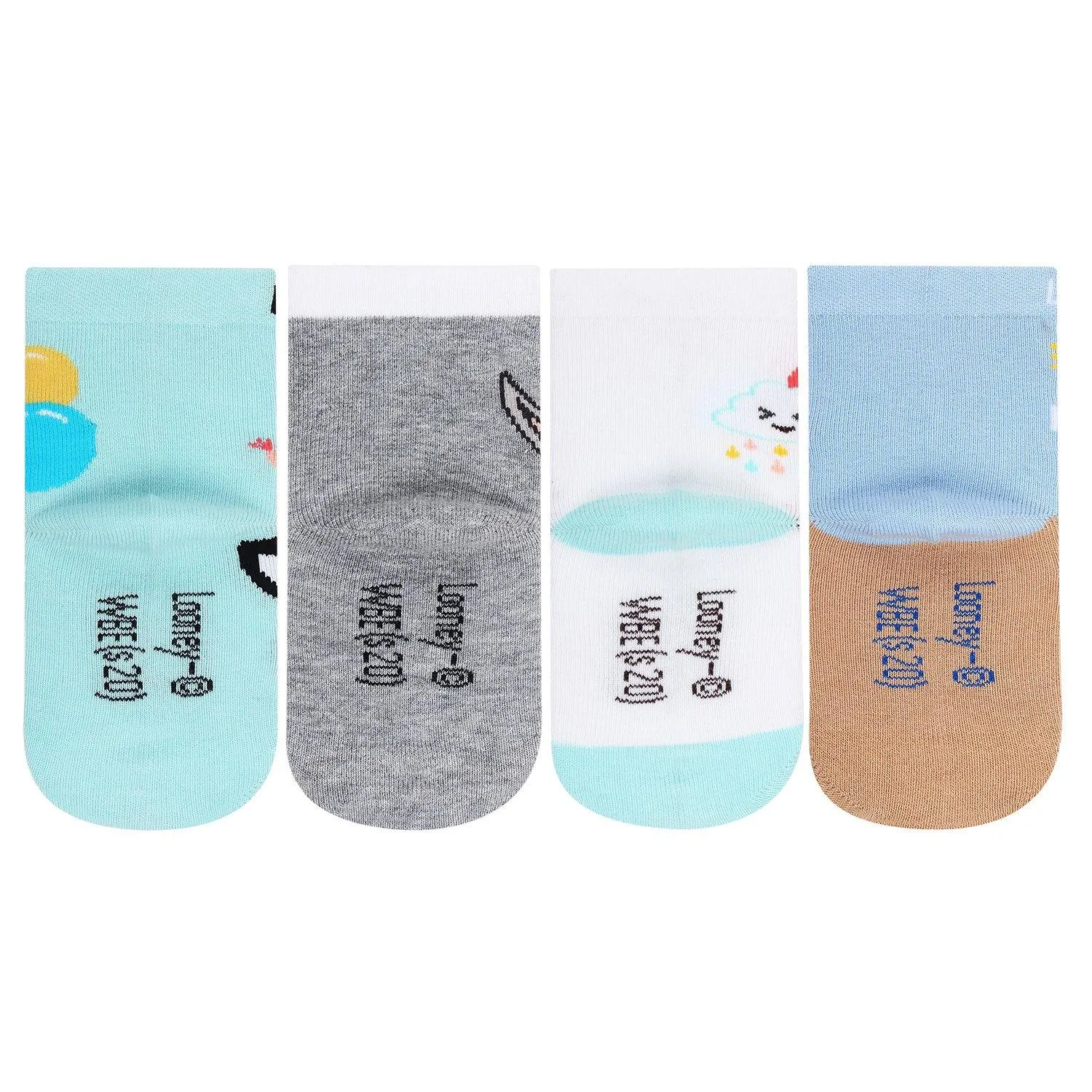 Looney Tunes Newborn Baby Socks - Pack Of 4