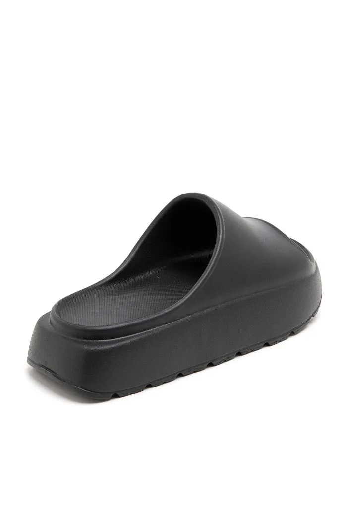 Maddy Black Moulded Sliders