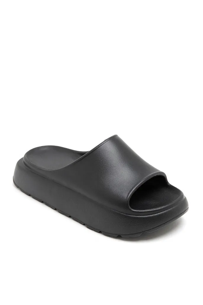 Maddy Black Moulded Sliders