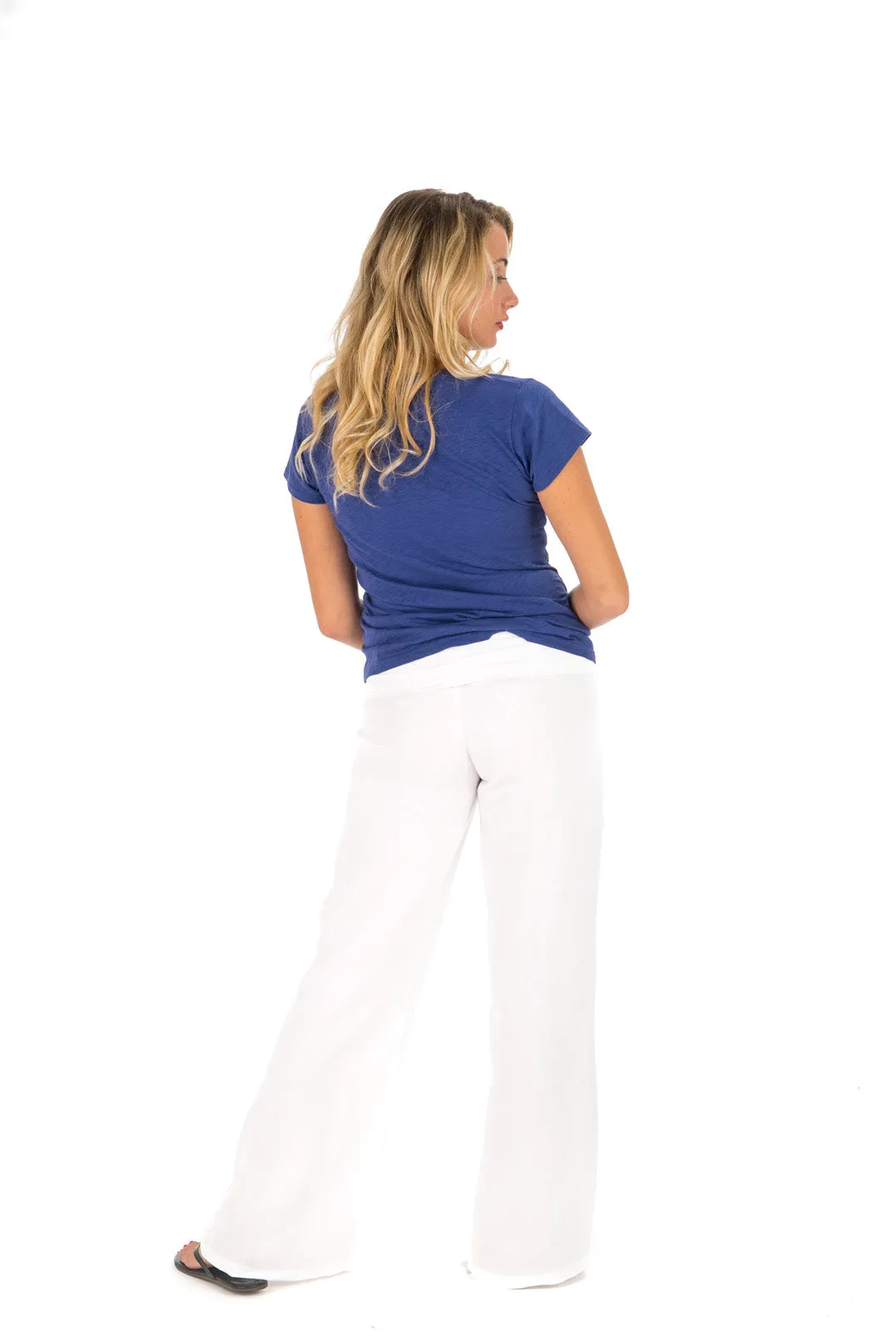 Marigot Roll Down Pant - White