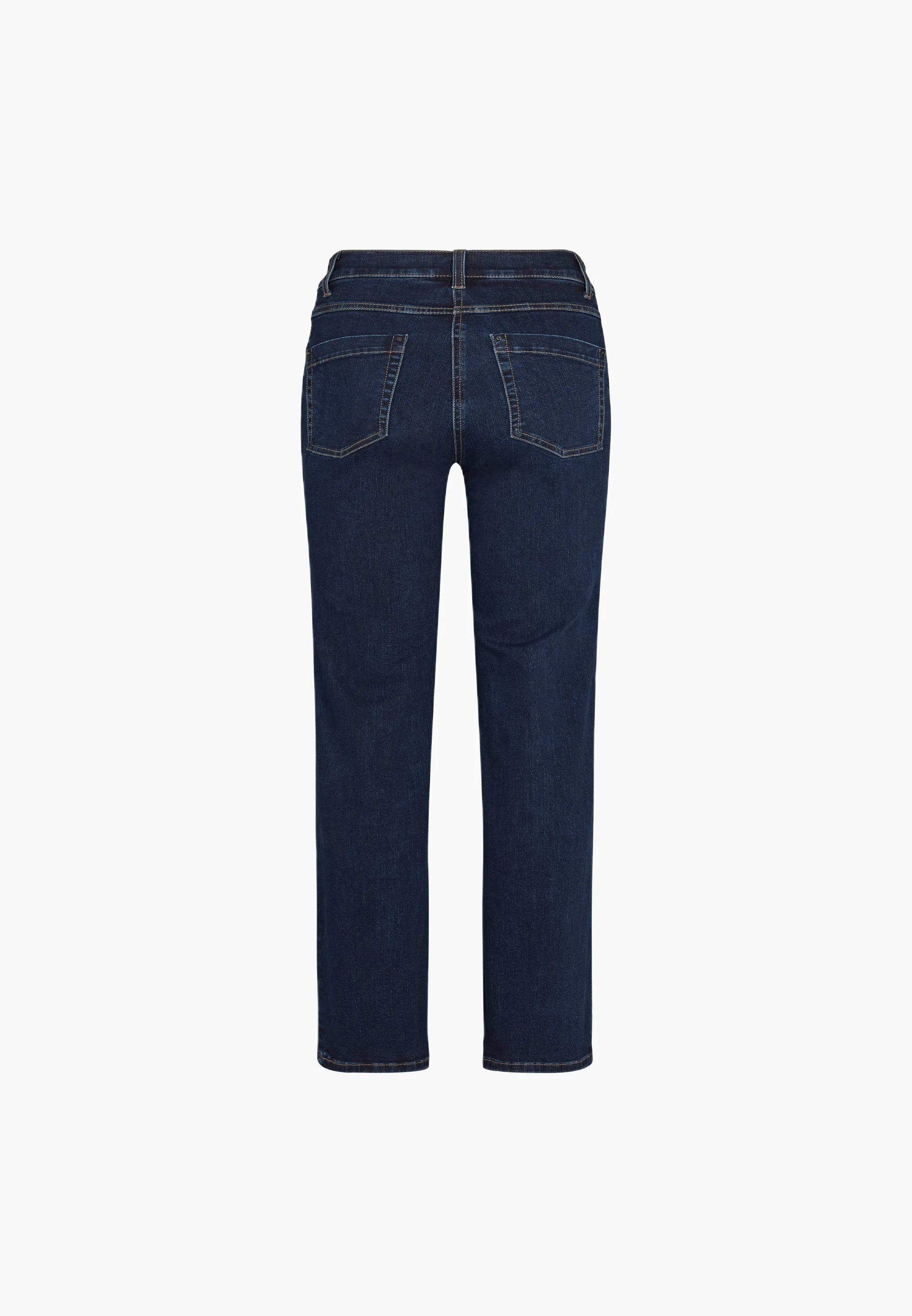 Marple Straight - Medium Length - Dark Blue Denim