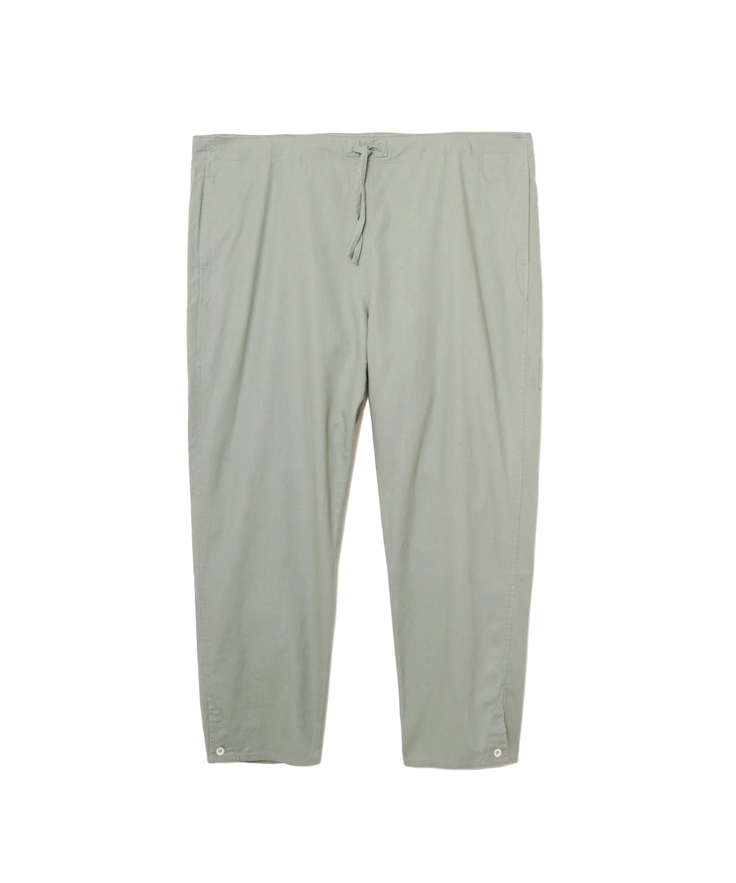 【MEN】ARMY TWILL COTTON LINEN SLAB SLEEPING PANTS