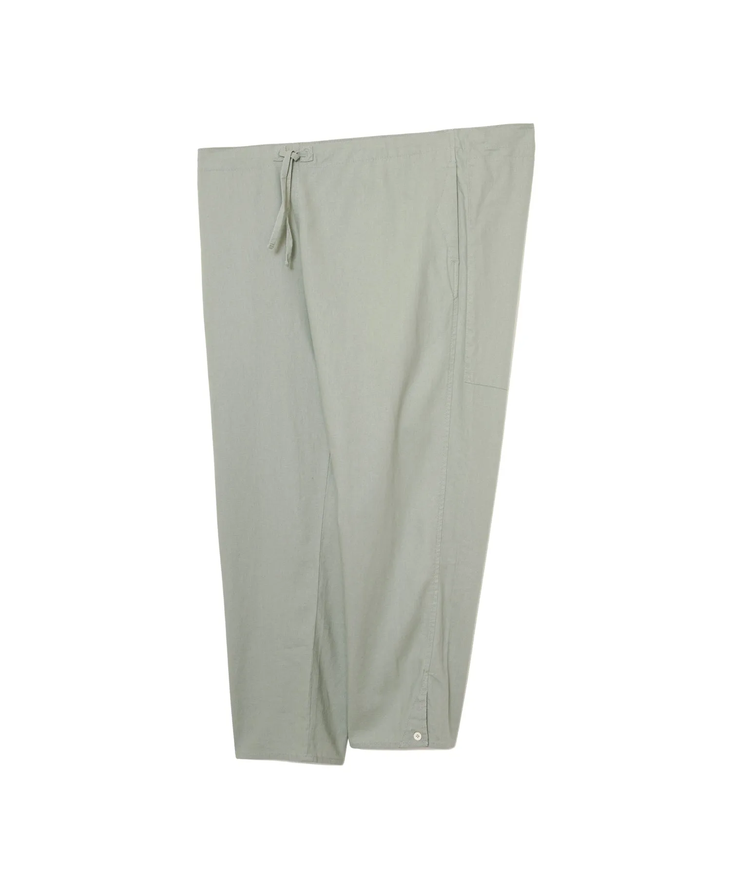 【MEN】ARMY TWILL COTTON LINEN SLAB SLEEPING PANTS