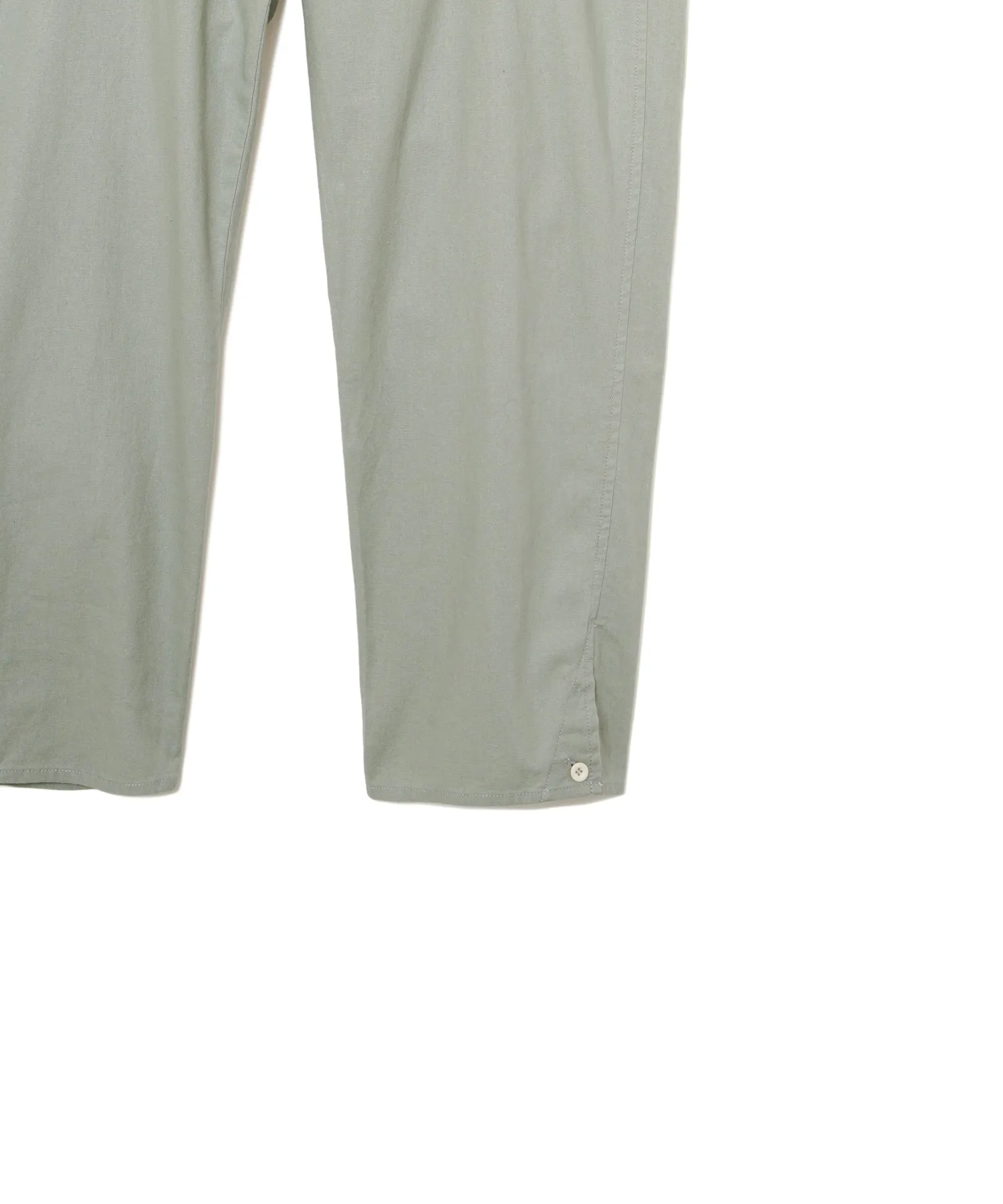 【MEN】ARMY TWILL COTTON LINEN SLAB SLEEPING PANTS