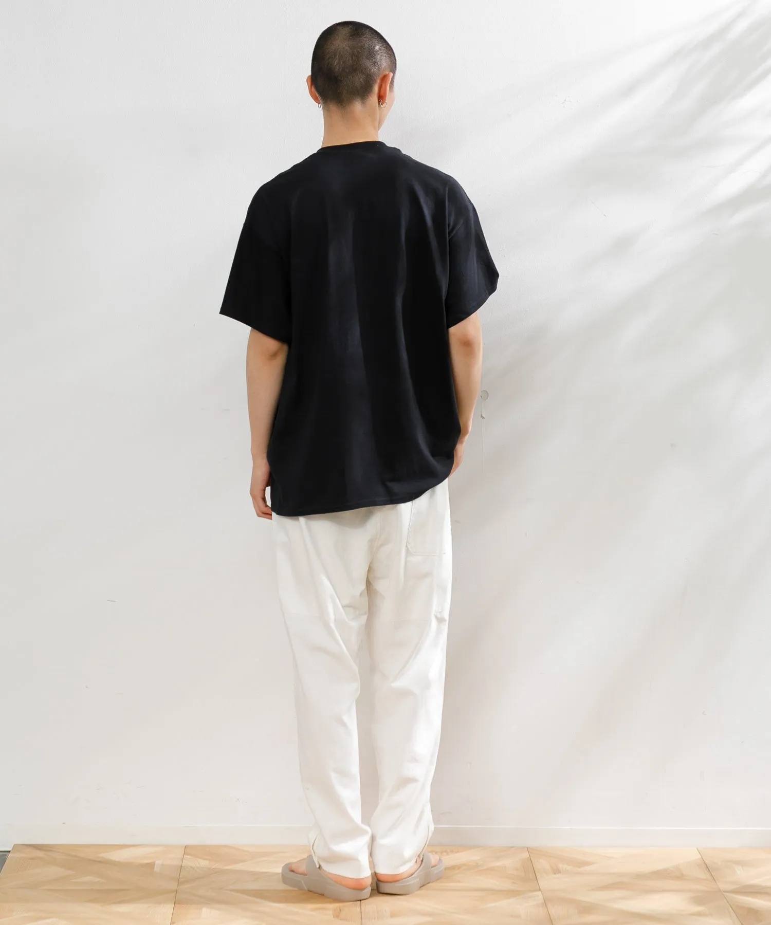 【MEN】ARMY TWILL COTTON LINEN SLAB SLEEPING PANTS