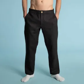 RAINIER Elastic-Free Flex-Waist 100% Organic Hemp Jogger Pants (No Latex)