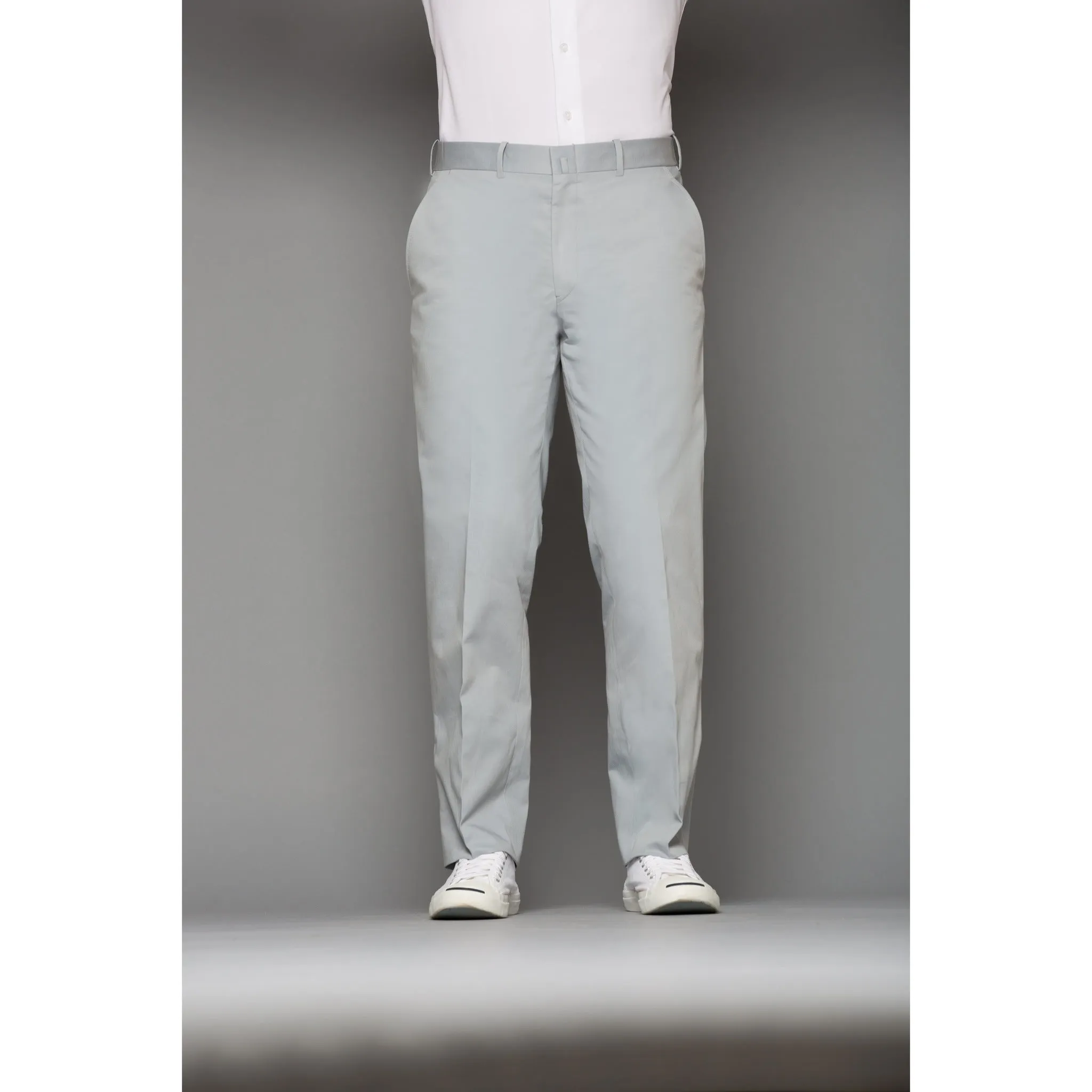 Sky Blue Cotton Trousers