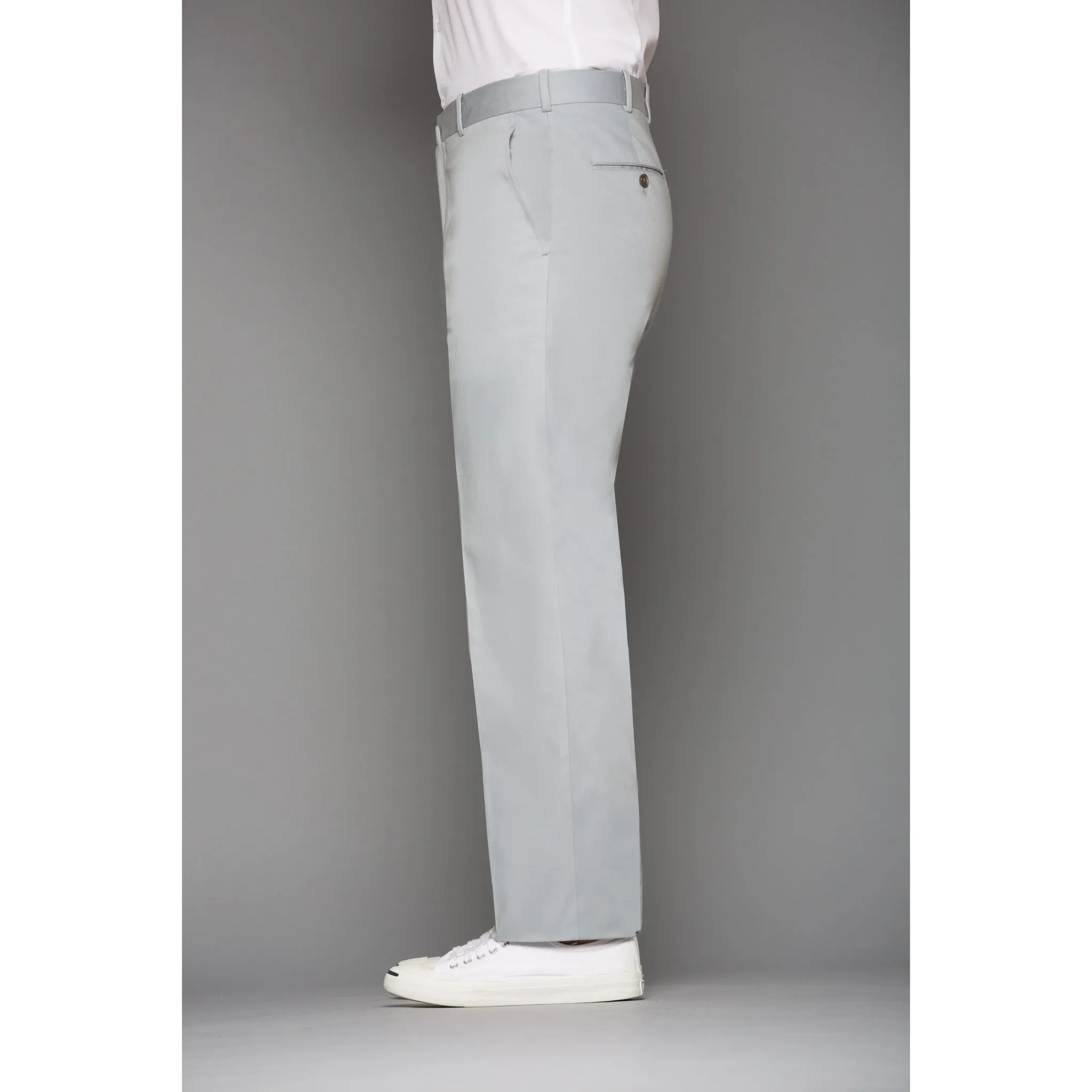 Sky Blue Cotton Trousers