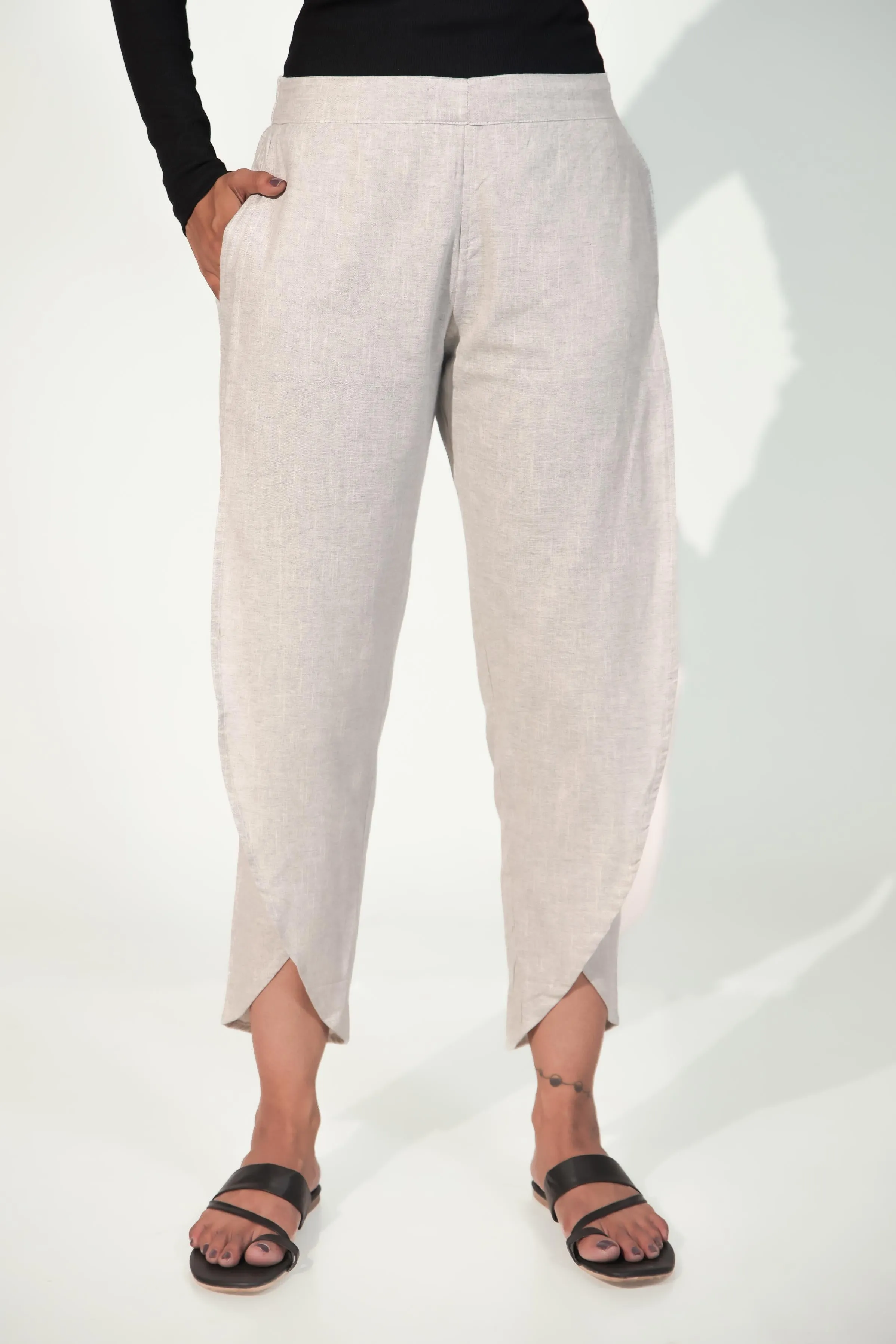 Steel Grey Women's Tulip Trousers