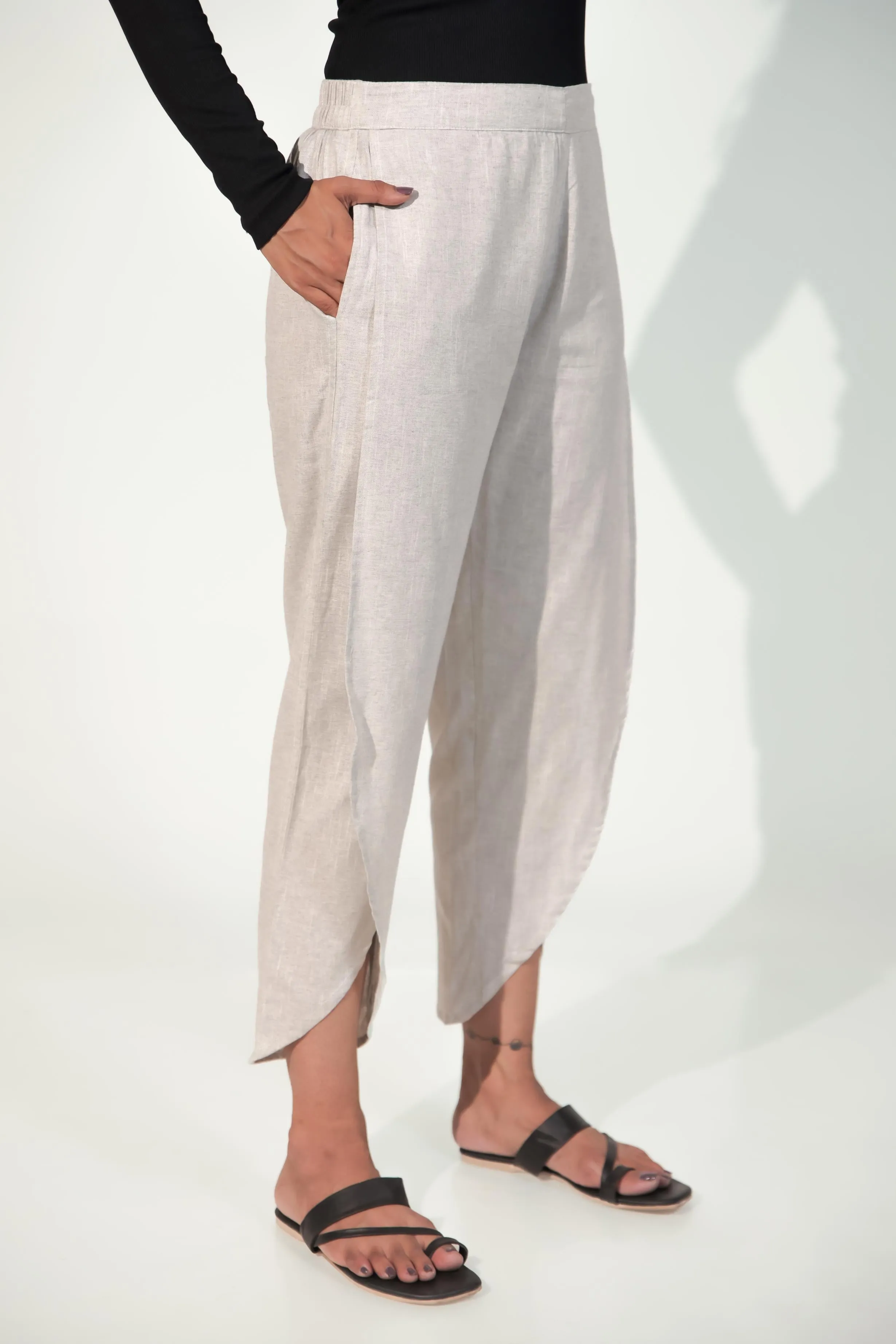 Steel Grey Women's Tulip Trousers