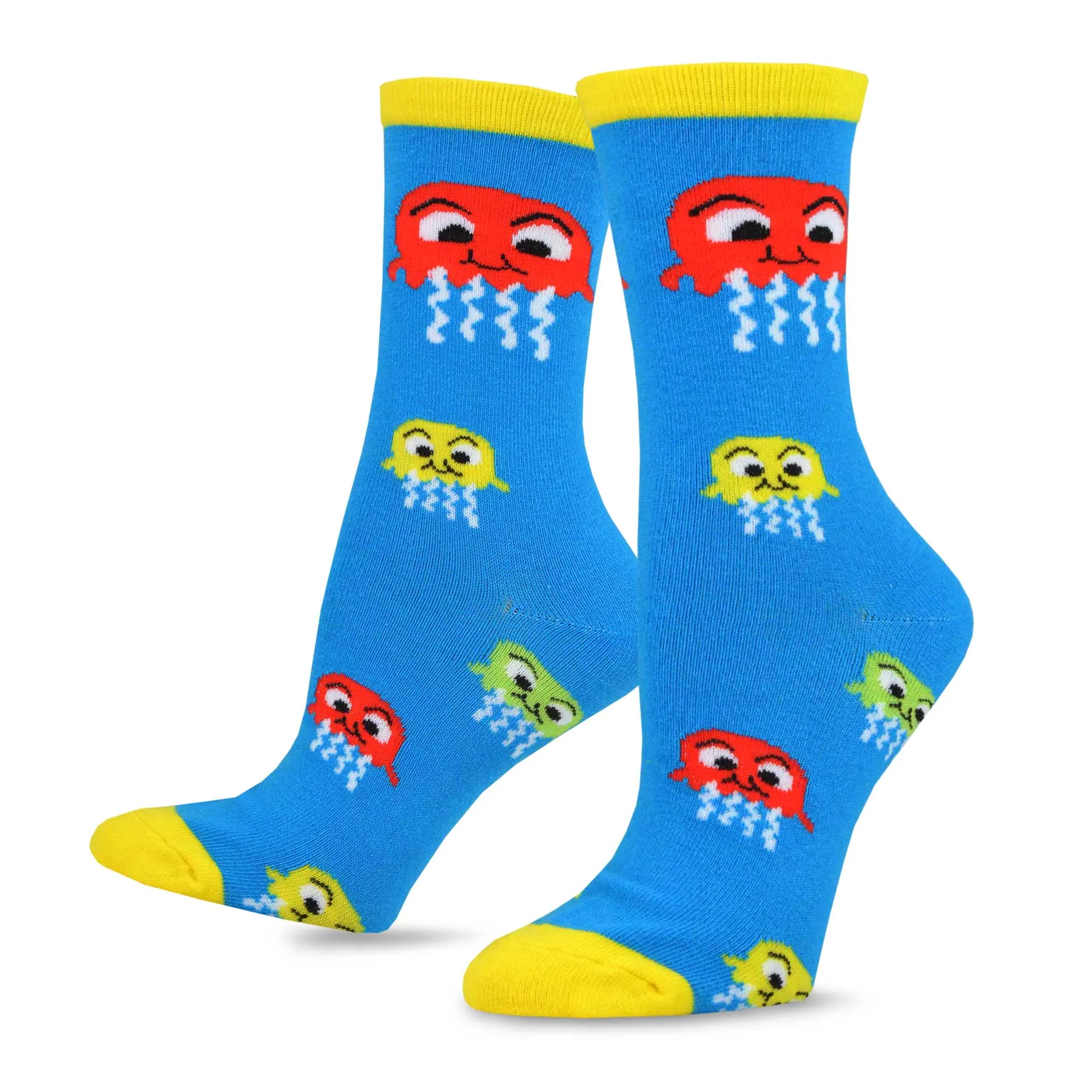 TeeHee Socks Women's Novelty Cotton Crew Cute Creatures 5-Pack (12175)