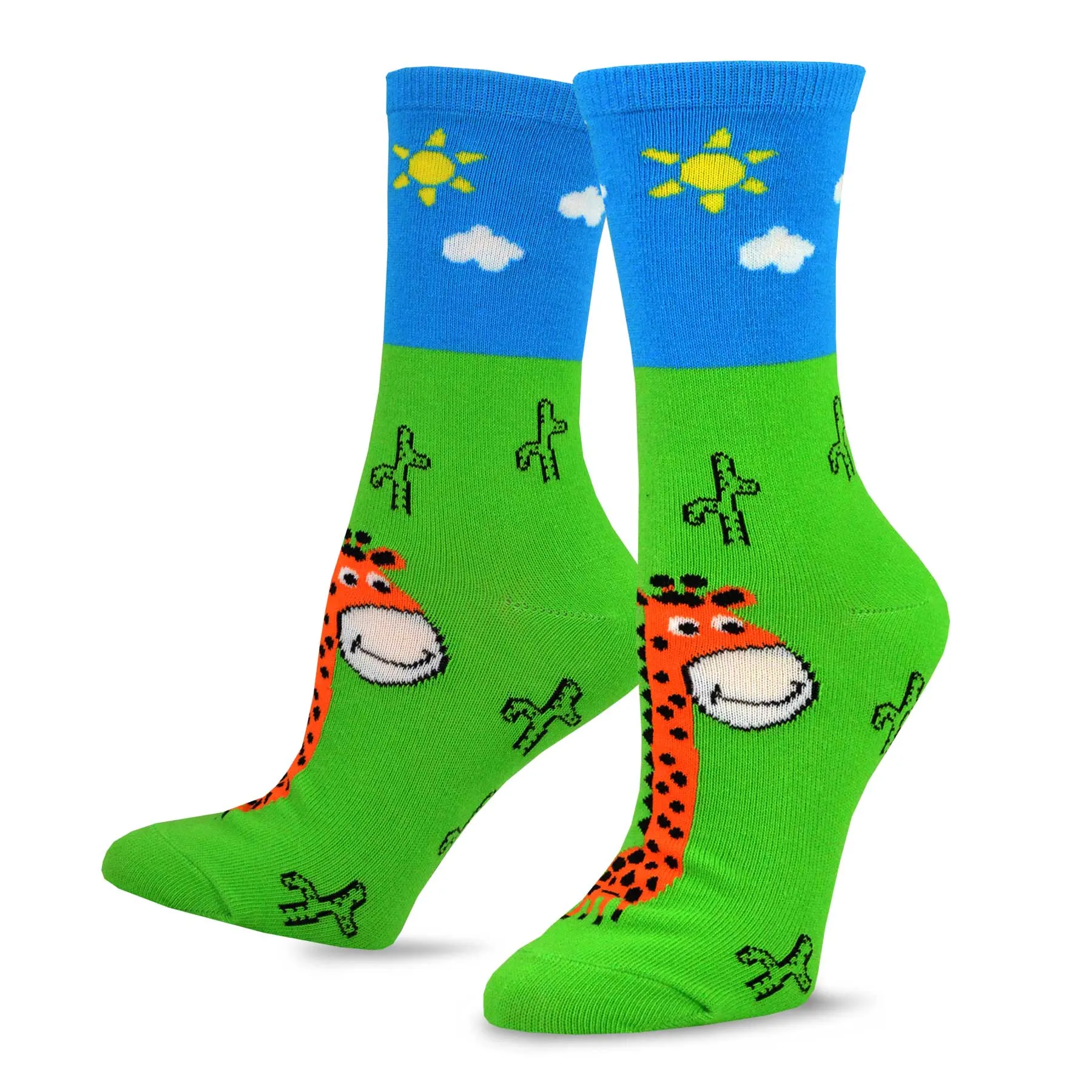 TeeHee Socks Women's Novelty Cotton Crew Cute Creatures 5-Pack (12175)