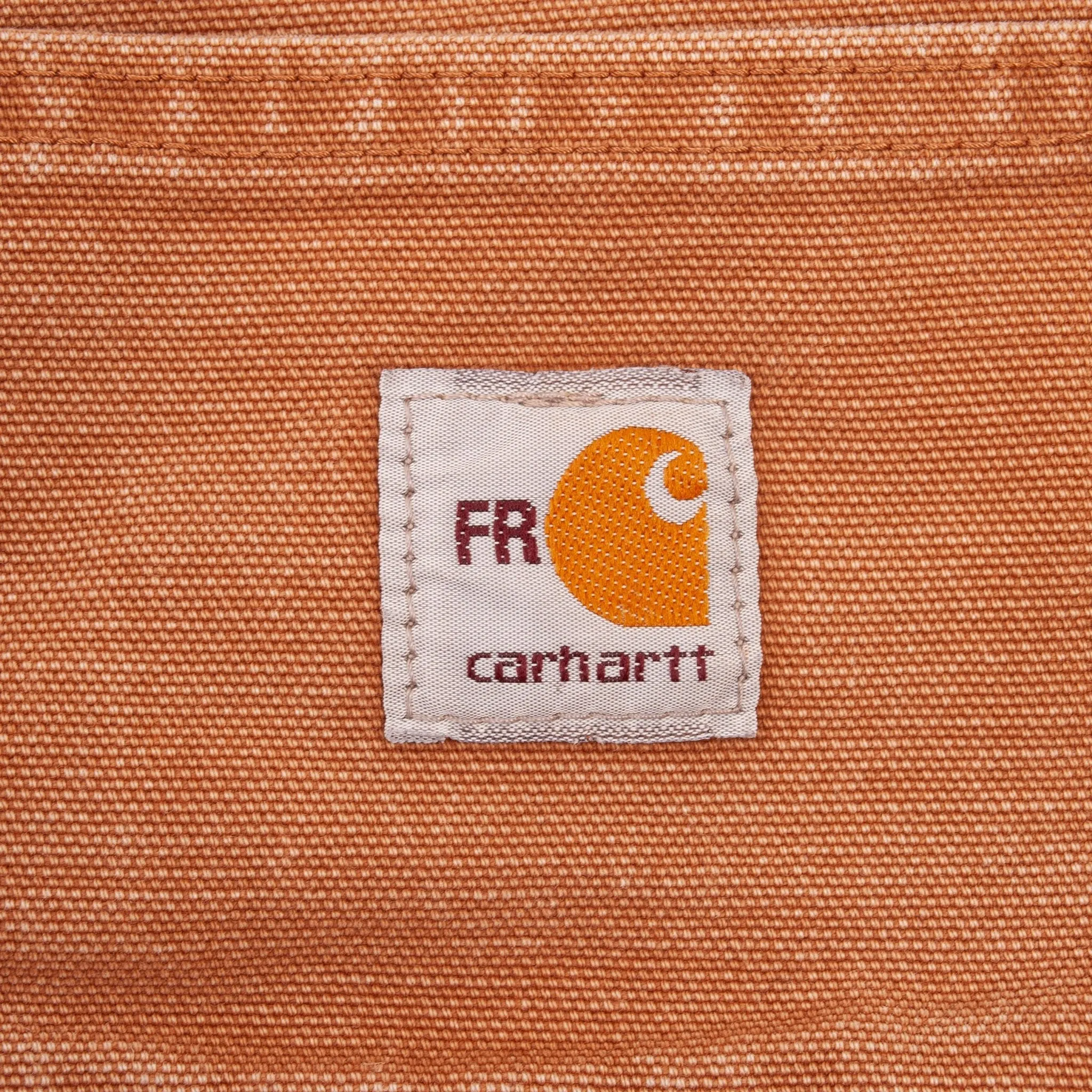 VINTAGE CARHARTT FLAME RESISTANT CARPENTER PANTS FRB229 BRN SIZE 33X29