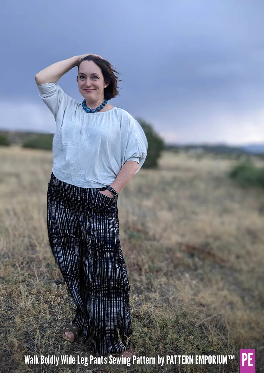 Walk Boldly | Wide Leg Pants Sewing Pattern