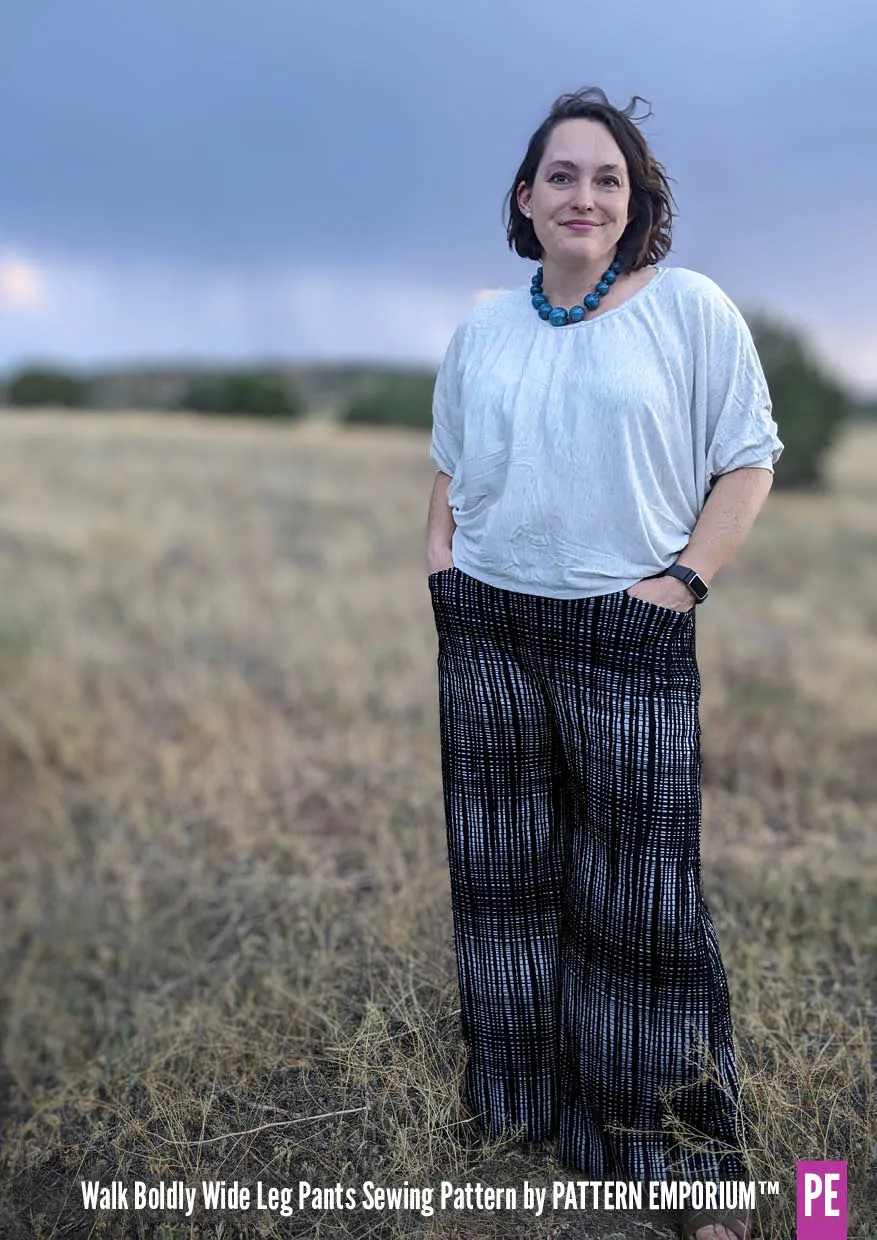 Walk Boldly | Wide Leg Pants Sewing Pattern