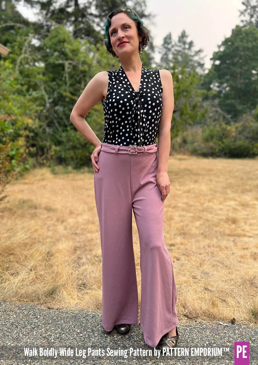 Walk Boldly | Wide Leg Pants Sewing Pattern