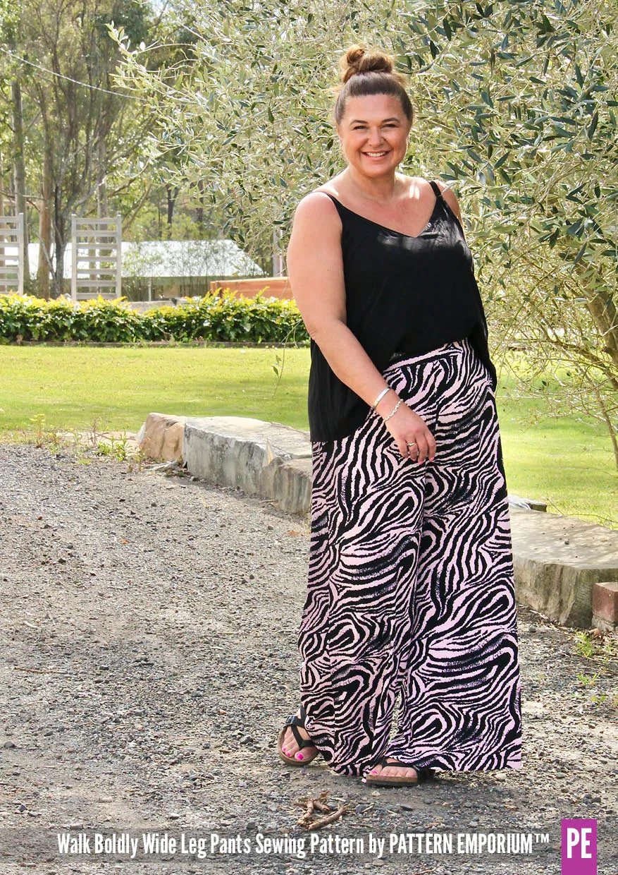 Walk Boldly | Wide Leg Pants Sewing Pattern