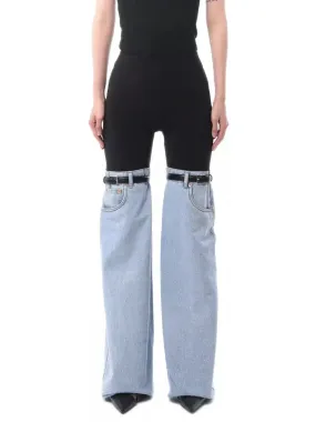 Women’s Denim Hybrid Flared Trousers