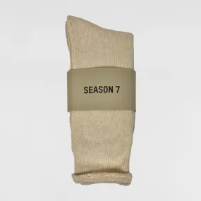 YZY SZN 7 Bouclette Socks (3-Pack) In Tone One